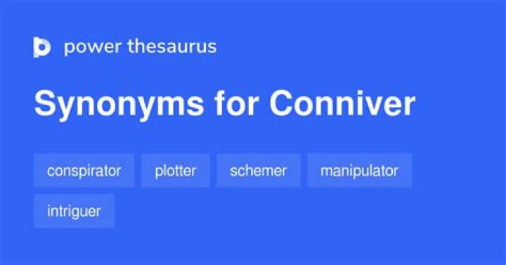 Whats the definition of conniver?