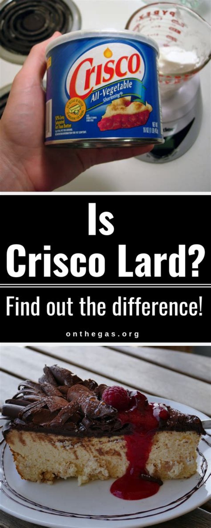 Whats the difference between lard and crisco?