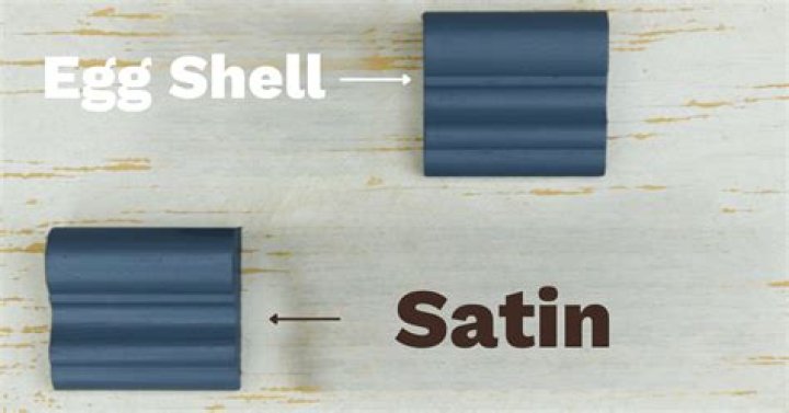 Whats the difference between satin and eggshell paint?