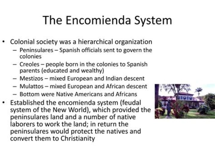 Whats the encomienda system?