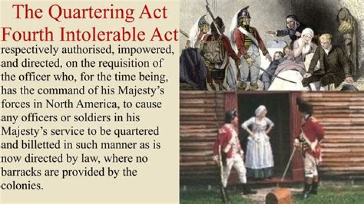 Whats the quartering act?