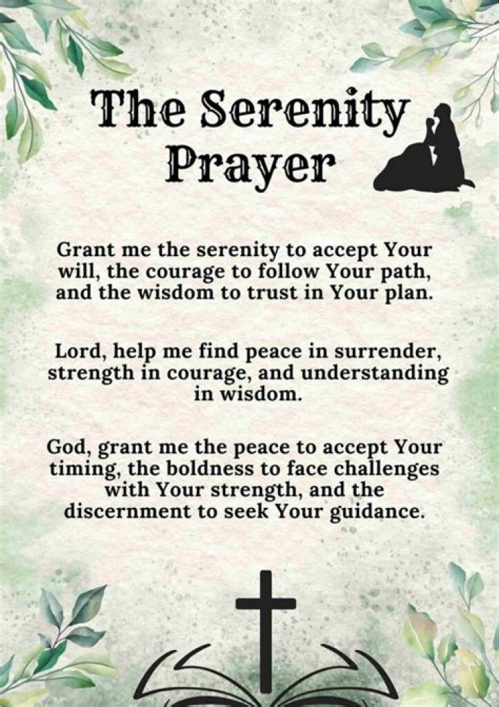 Whats the serenity prayer?