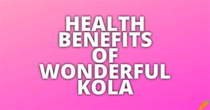 Whats the work of wonderful kola?