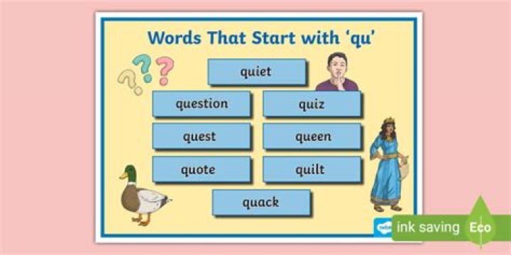 Whats words that start with qu?