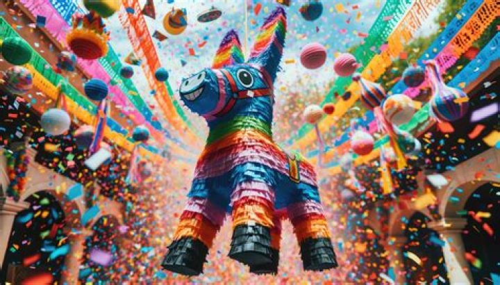 When are pinatas popular?