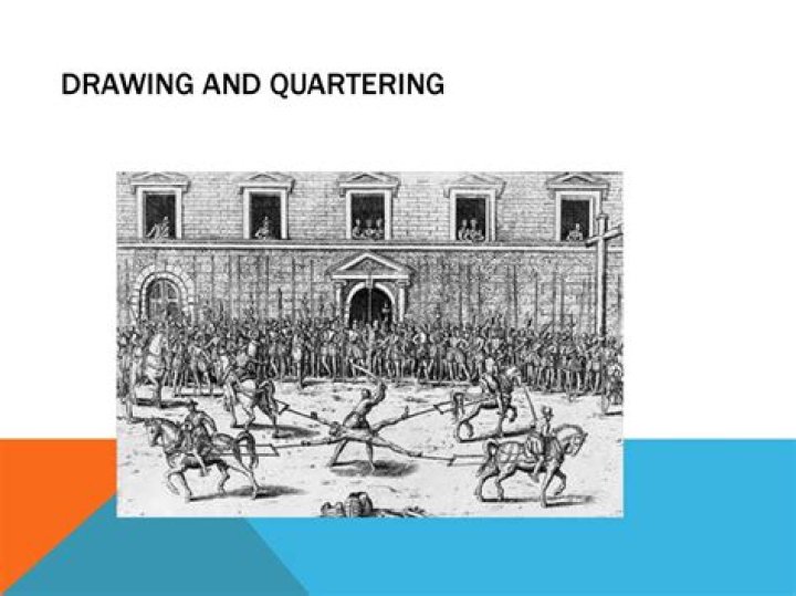 When did drawing and quartering end?