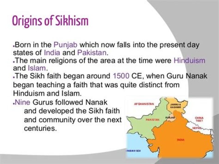 When did sikhism start?