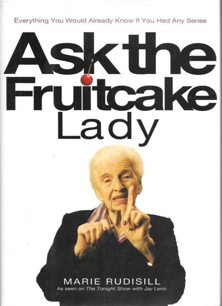 When did the fruitcake lady died?