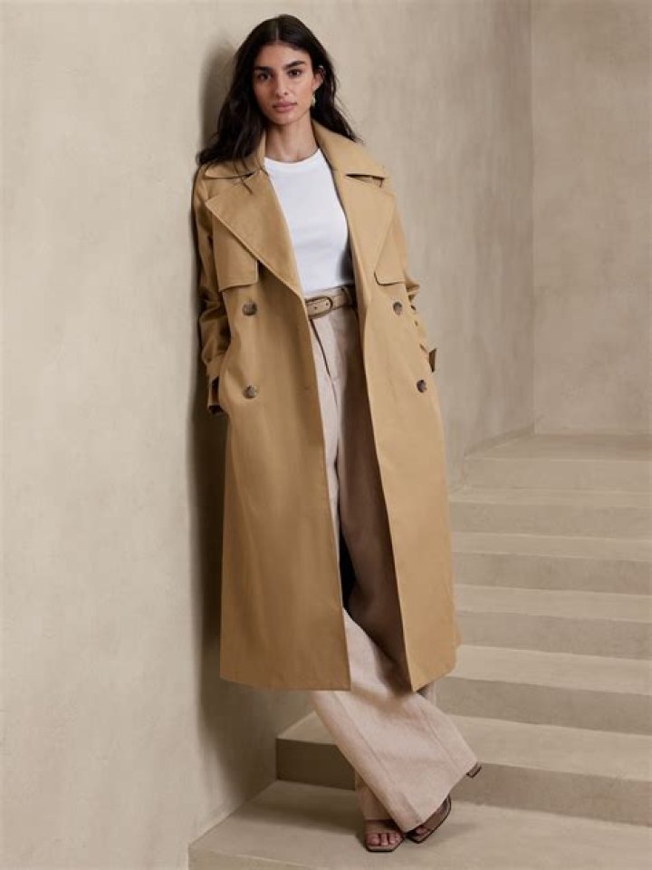When did trench coats became popular?