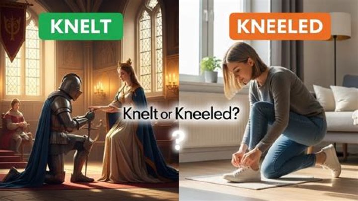 When do you use kneeled and knelt?