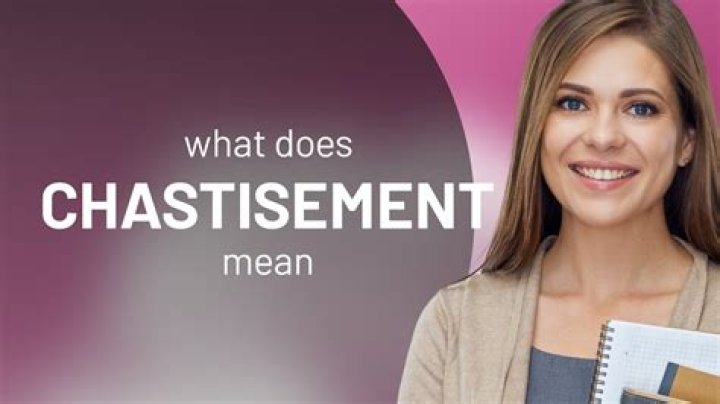 When does chastisement mean?