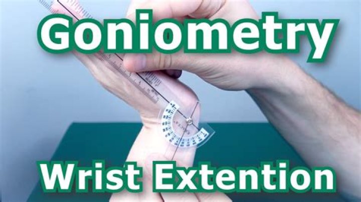 When is goniometer used?