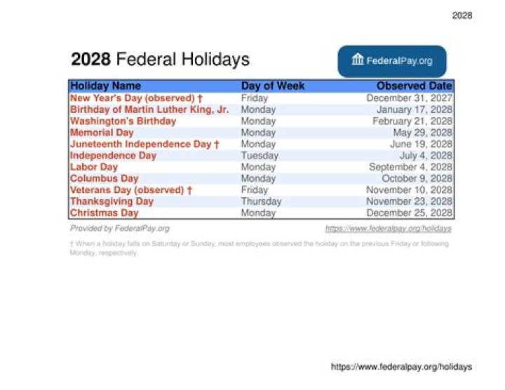 When is lieu days?