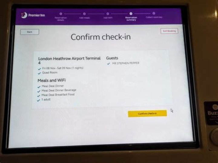 When is premier inn check out?