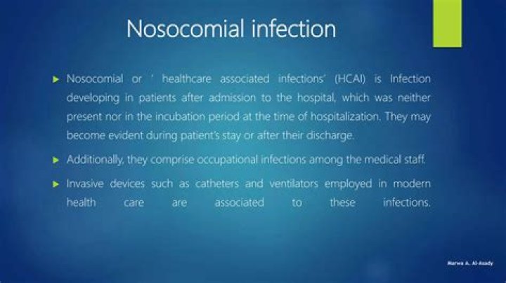 When is the nosocomial infection?