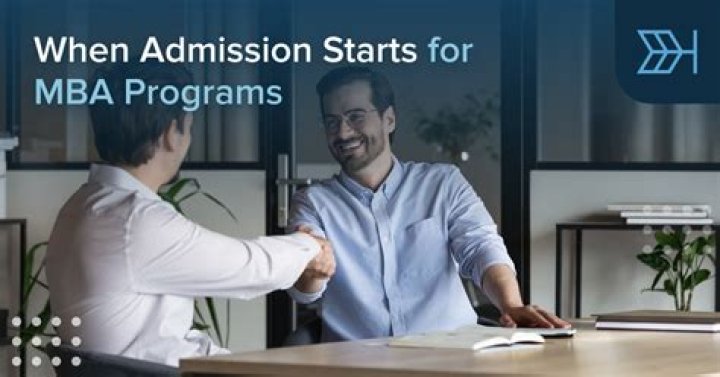 When mba admission starts?