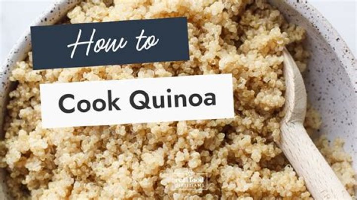 When quinoa is cooked?