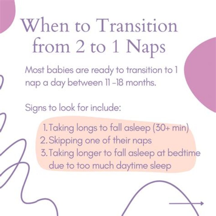 When should babies transition to one nap?