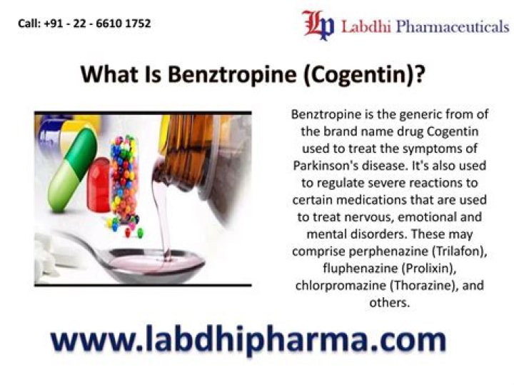 When to take cogentin?