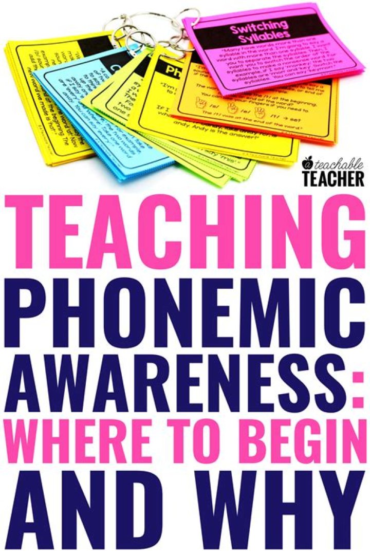 When to teach phonemic awareness?
