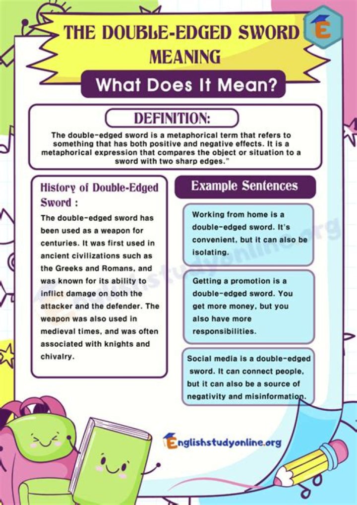 When to use double-edged sword?