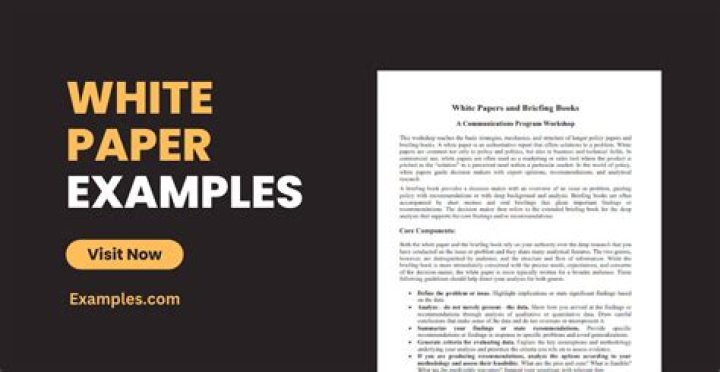 When to write a white paper?