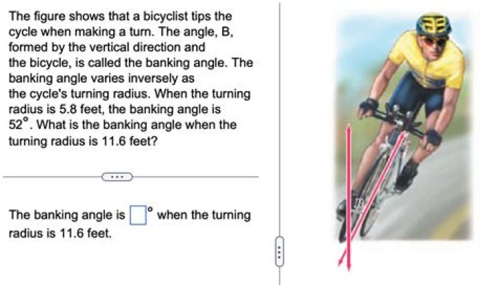 When velocity is doubled the banking angle should be?