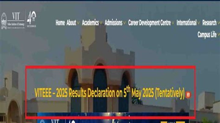 When viteee 2021 result date?