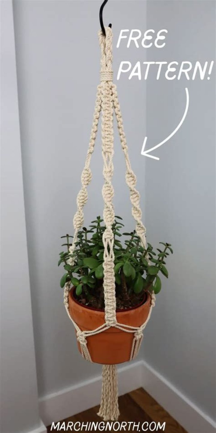 When was macrame revived with the hippie movement?