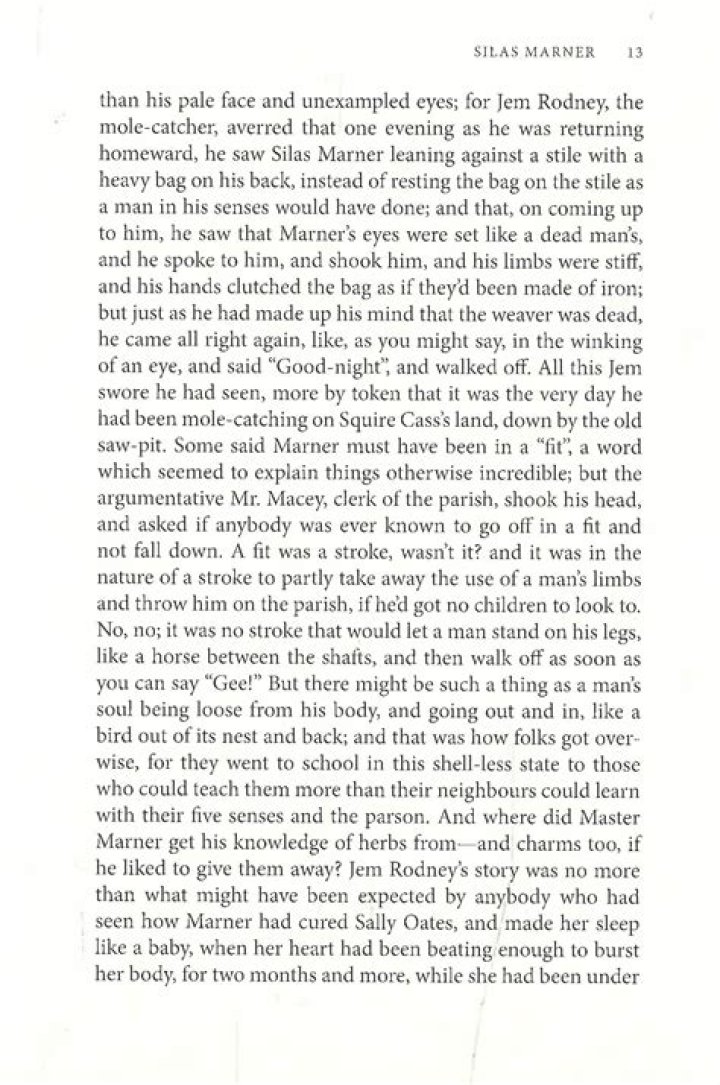 When was silas marner written?