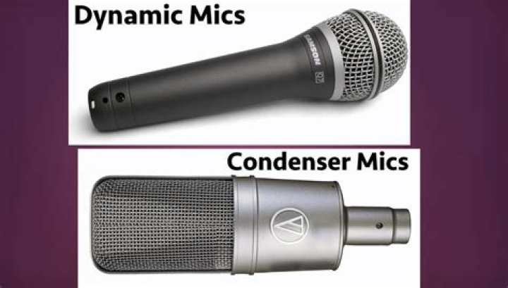 When was the condenser microphone invented?