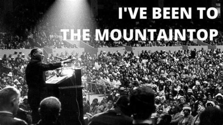 When was the i've been to the mountaintop speech?