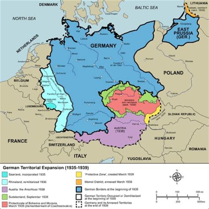 When was the reoccupation of the rhineland?