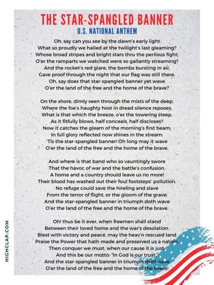 When was the star spangled banner?