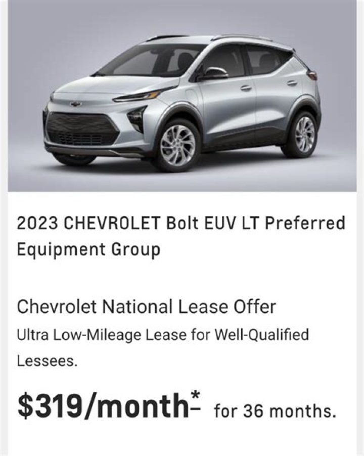 When will the chevy bolt euv be available?