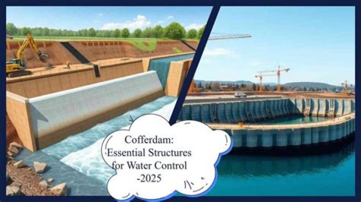 Where are cofferdams used?