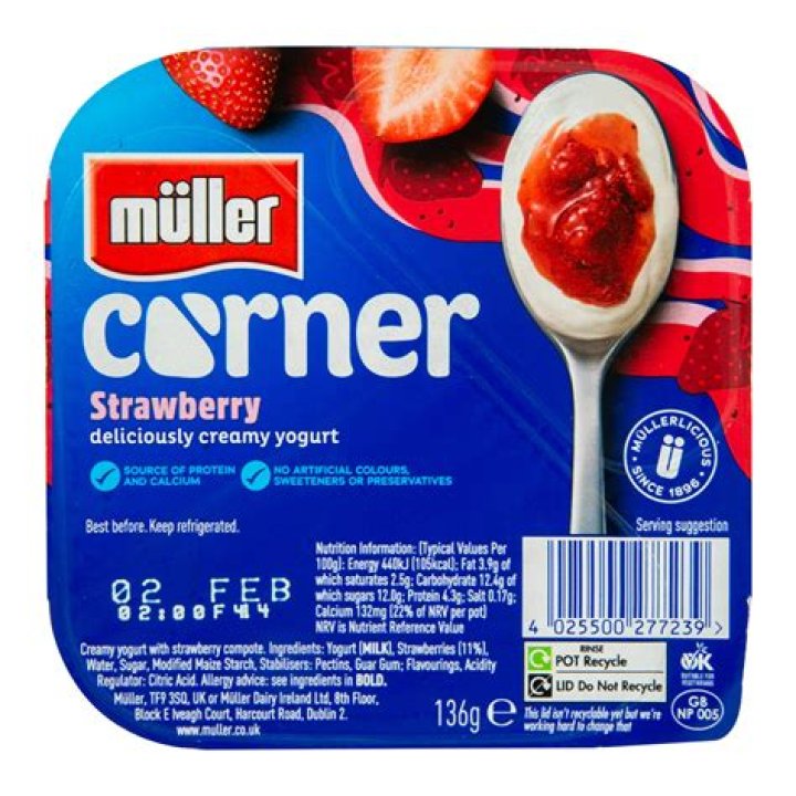 Where are muller yogurts made?