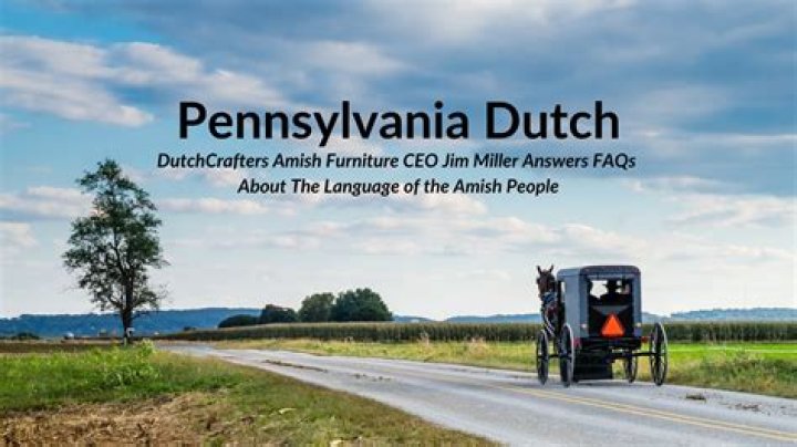 Where are pennsylvania dutch from?