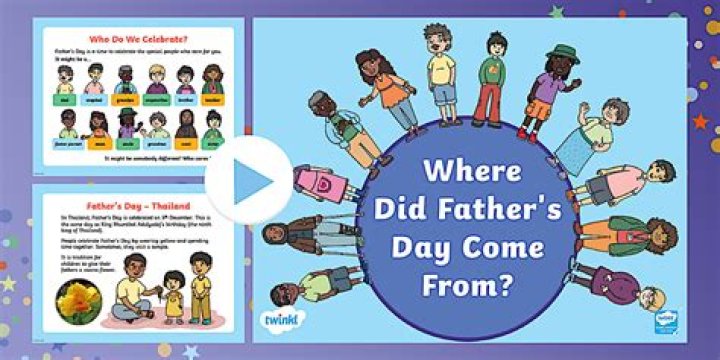 Where did fathers day come from?