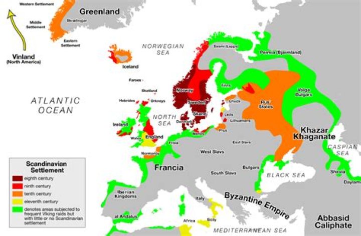 Where did the first scandinavians come from?