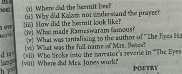 Where did the hermit live?