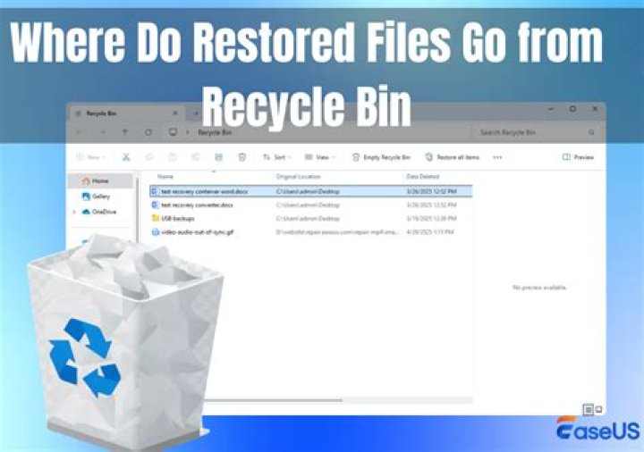 Where do restored files go?