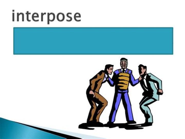 Where does the word interpose come from?