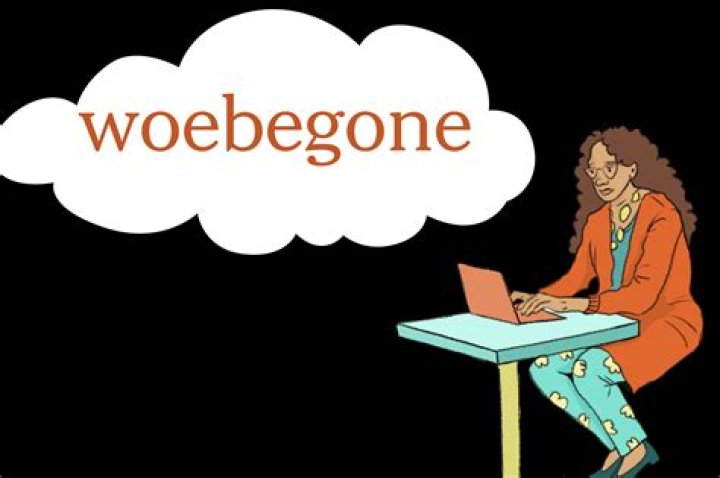 Where does the word woebegone come from?