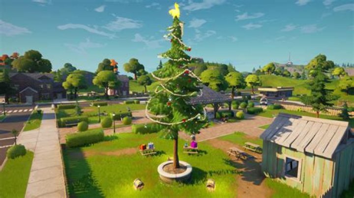 Where holiday trees in fortnite?