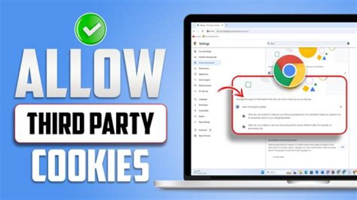 Where is allow third party cookies?