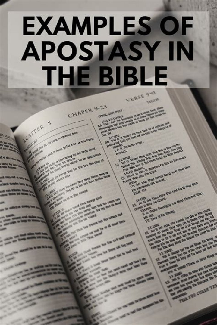 Where is apostasy in the bible?