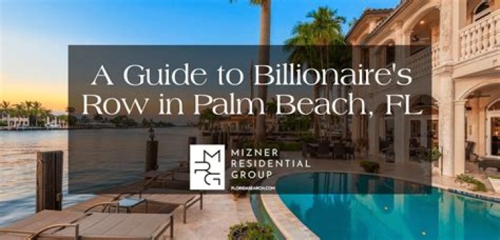 Where is billionaires row in florida?