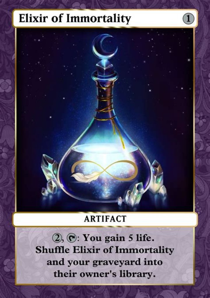 Where is elixir of immortality?