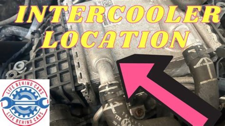 Where is intercooler located?